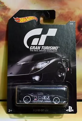 Buy Die-Cast 1/64 Scale Model Car Hot Wheels Gran Turismo Ford GT LM • 12.99£