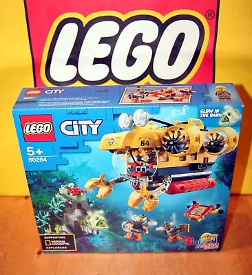 Buy NEW SEALED LEGO CITY 60264 'Ocean Exploration Sub' Retired Set • 26.95£