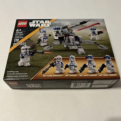 Buy Lego Star Wars 501st Clone Trooper Battle Pack 75345 • 15.12£