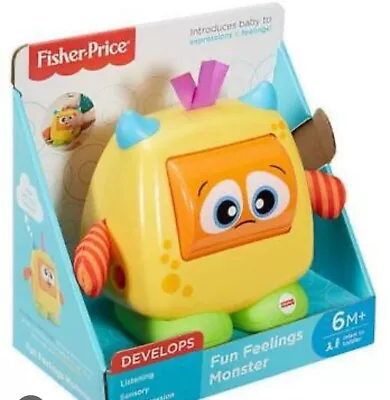 Buy Fisher-Price Fun Feelings Monster Baby Toy With Rolling Emotions And Fun Soun • 8.99£