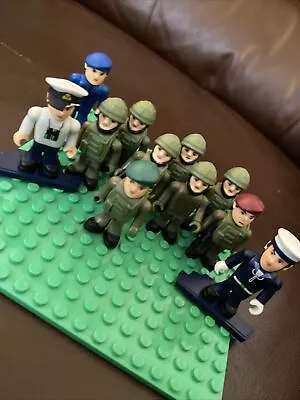 Buy Character Building HM Armed Forces Lego Figures 2 Navy, 8 Infantry, 1 Airforce • 0.99£
