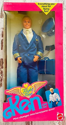 Buy 1989 Barbie Flight Time Ken Gift Set Made In Malaysia NRFB • 214.12£