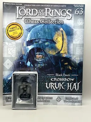 Buy Eaglemoss Lord Of The Rings Chess Collection Crossbow Uruk-Hai Issue 63 With Mag • 25£