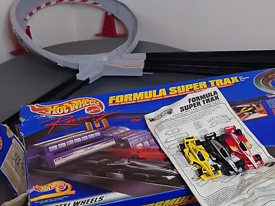 Buy Hot Wheels Formula Super Trax 1999 Racing Track Complete With 3 Cars - FREE P&P! • 39.99£