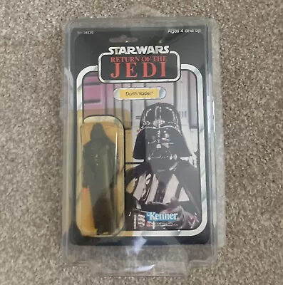Buy Vintage 1983 Star Wars Kenner ROTJ Figure Darth Vader 77 Back Sealed Moc Jedi • 220£