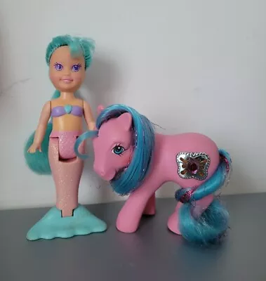 Buy Playskool My Pretty Mermaid Doll & G1 My Little Pony (Barbie Sindy Interest) • 25.99£