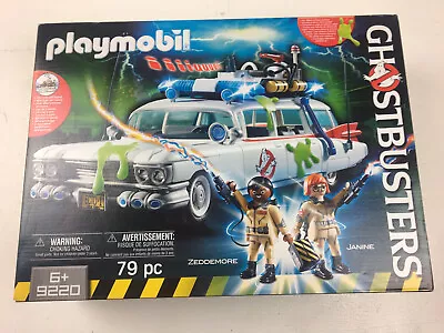 Buy Playmobil Ghostbusters 9220 Ecto-1 With Light And Sound Effects For Children 6+ • 60£