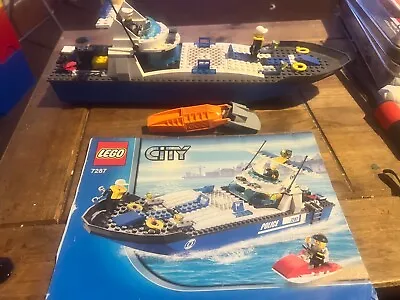 Buy LEGO CITY: Police Boat (7287) - Complete • 12£