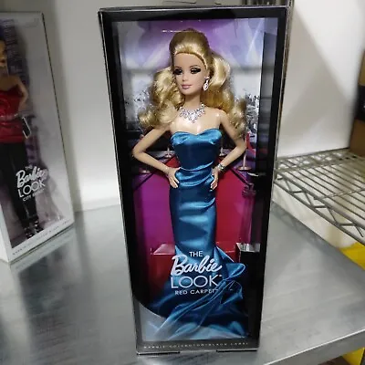 Buy Barbie Look Red Carpet Blue Nrfb Black Label Model Muse Doll Mattel Collection   • 170.75£