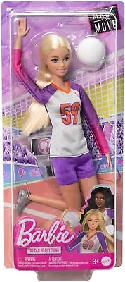 Buy Mattel HKT72 - Barbie - You Can Be Anything - Volleyball Player With Accessories • 17.27£
