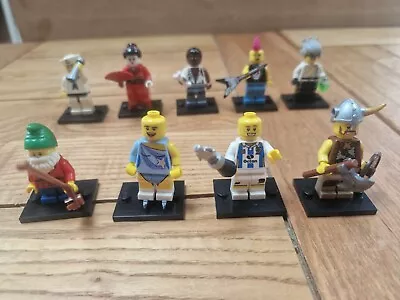 Buy Lego Minifigures Series 4 Rare Retired Bundle 9 X Figures • 15.99£