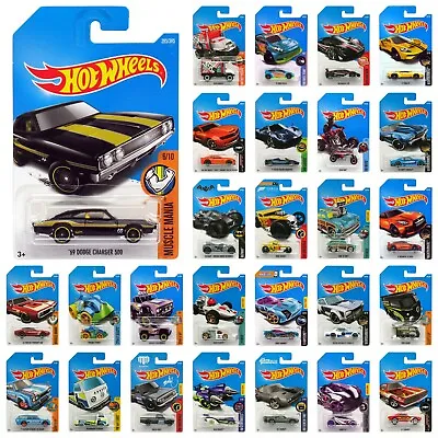 Buy Hot Wheels 1:64 Scale Diecast Basic Car Asst 2017 (Choose From 50+ Styles) C4982 • 4.99£