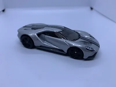 Buy Hot Wheels - ‘17 Ford GT Silver - Diecast Collectible - 1:64 Scale - USED • 3£