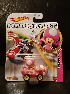 Buy Hot Wheels Toadette Pink Birthday Girl Super Mario Kart Character Car Diecast • 19.99£