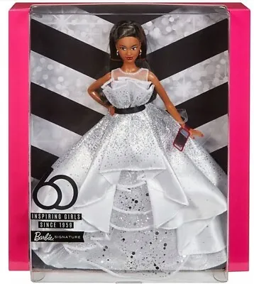 Buy Mattel Barbie Collector's Doll 60th Anniversary FXD79 • 128.71£