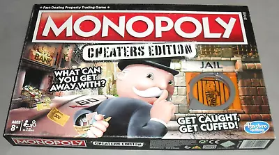 Buy Monopoly Cheaters Fun Family Strategy Classic Board Game Hasbro 2017 COMPLETE • 9.99£