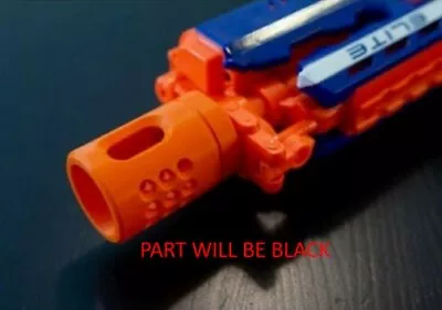 Buy NERF Barrel Extension- 3D Printed accessory Limited Design  Muzzle Brake • 4.99£