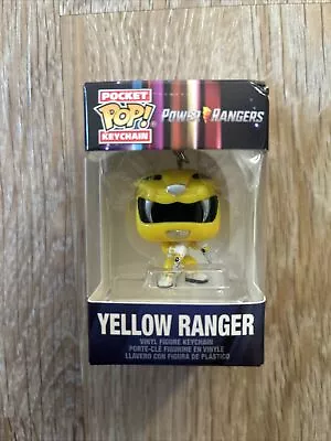 Buy Funko POP! Keychain Power Rangers Yellow Ranger Vinyl Keyring New • 8.49£