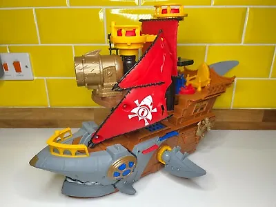 Buy Fisher Price DHH61 Imaginext Shark Bite Pirate Ship | Used | No Accessories • 24.99£