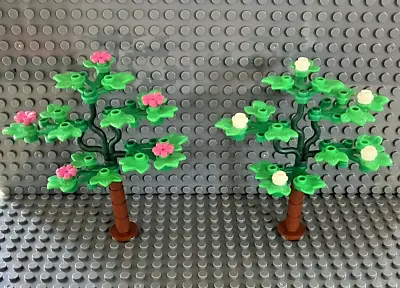 Buy LEGO Tree Green Leafy Tree With Blossom  X 2- New • 9£