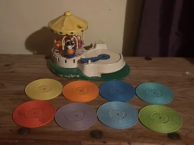 Buy Rare Fisher Price Music Box Carousel 8 Discs Antique Toy Vintage Fully Working • 60£