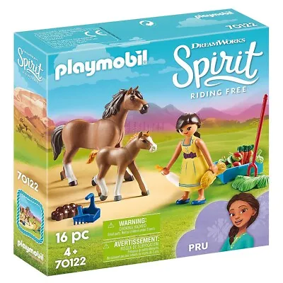 Buy Playmobil 70122 Spirit - Pru With Horse And Foal Figure Playset • 11.24£