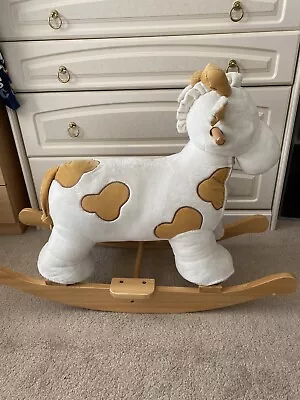 Buy Cow Rocker Rocking Horse Neutral Colours Toddlers • 15£