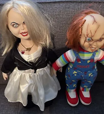Buy Sideshow  16  & 18” Tiffany Doll Bride Of Chucky & Chucky Doll Rare • 110£