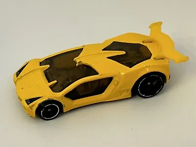 Buy 2008 Hot Wheels Impavido 1 Yellow & Black Diecast Mattel Model Super Car • 5.99£