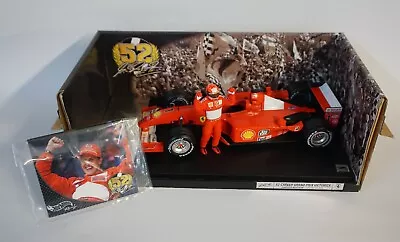Buy Hot Wheels Ferrari 1:18 Scale F1 Car Model 55698 Michael Schumacher Ltd Edition • 75£