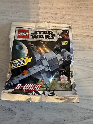 Buy Brand New Micro Figure Lego Star Wars B-Wing Foil Pack Set 52 Pieces • 7.50£