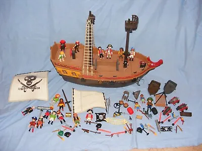 Buy Playmobil Pirate Ship Large With Lots Of Spares Job Lot • 30£