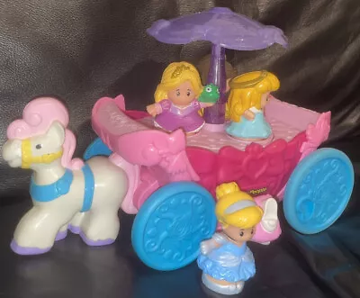 Buy Fisher-price Little People Princess Musical Carriage Working Batteries Included • 14£