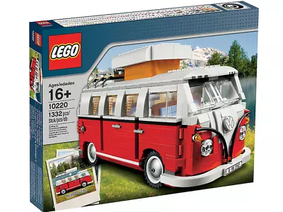 Buy LEGO 10220 Volkswagen T1 Camper Van - Creator Expert *NEW Factory Sealed Box* • 179.90£