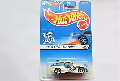 Buy *** Super-rare Carded 1998 First Editions Issue Hot Wheels Ford Escort Rally  • 16£