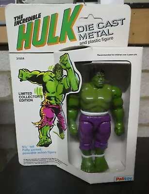 Buy Marvel Comics HULK Mego Diecast Palitoy 1979 Diecast Boxed New Unpunched Figure • 539.99£