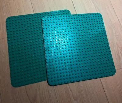 Buy Genuine Lego Duplo Green 24 X 24 Stud Baseplate Baseboard Plate X2 Bundle 4268 • 4.20£
