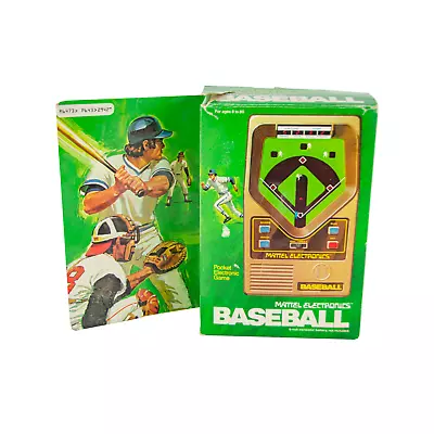 Buy Vintage Collectible 1970s Mattel Electronic Baseball Video Game In Original Box • 70.87£