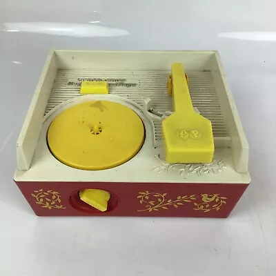 Buy Vintage 1971 Fisher Price Music Box Record Player Wind Up With All 5 Discs Works • 25£