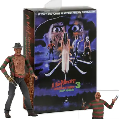 Buy NECA Freddy Krueger Nightmare On Elm Street 3 Dream 7  Action Figure Model Toy • 25.99£