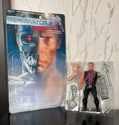 Buy Vintage Terminator 2 T-800 POWER ARM Figure Kenner 91 T2 Mint With Card Not Moc • 19.99£