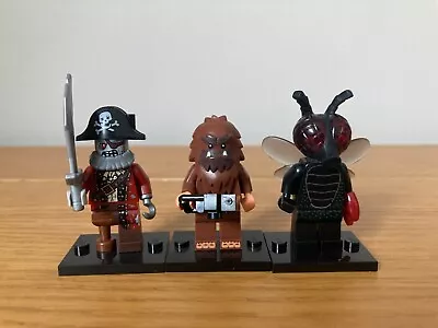 Buy Lego Minifigures Series 14 - Zombie Pirate, Square Foot, And Fly Monster • 3.20£