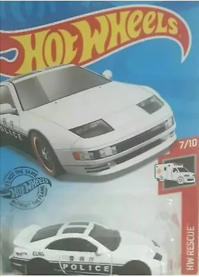 Buy Hot Wheels Nissan 300zx Twin Turbo Hw Rescue Police Car Free  Shipping  • 7.99£