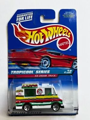 Buy Hot Wheels Mattel Wheels Tropical Series Ice Cream Truck Diecast Vehicle • 10.79£