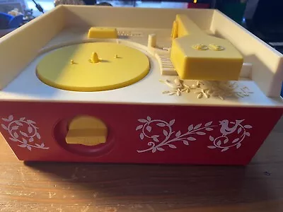 Buy Vintage 1970s Fisher Price Musical Box Record Player Toy Collectable Unusual • 30£