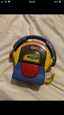 Buy Vintage Fisher Price Tuff Stuff 1999 Cassette Tape Player • 25£
