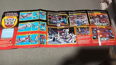 Buy Vintage G1 Hasbro Transformers Series 3 Catalogue Pamphlet Booklet Book 1986 • 19.99£