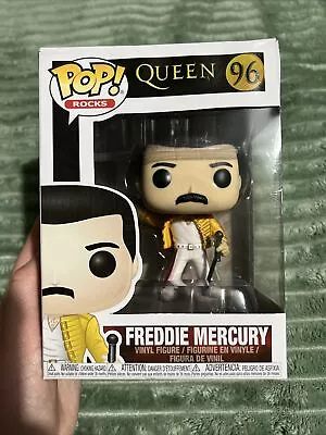 Buy Funko POP! Rocks Queen Freddie Mercury Wembley 1986 Vinyl Collectable Figure #96 • 8£