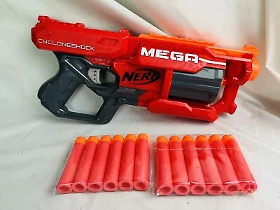 Buy Nerf Mega N Strike Elite Cycloneshock + 12 New Ammo • 15£