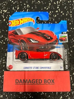 Buy DAMAGED C7 Z06 CORVETTE RED Hot Wheels 1:64 **COMBINE POSTAGE** • 1.37£